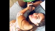 Reproduzir Thicc pawg pede saque no calçadão e é fudido severamente por um bbc