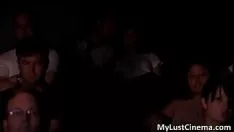 Oynat sıkı sarışın çapa alır onu önünü yendi